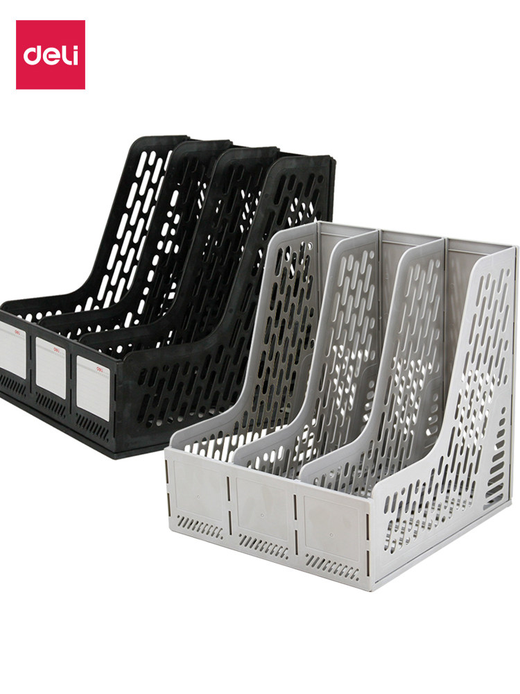 Thickened File Rack Basket, Multi-Layer Four-Column Frame, Office Supplies Collection, Document Rack, File Folder Storage Box, Storage Tray, Student Bookshelf, Simple Desktop Book Stand, Desktop Stationery