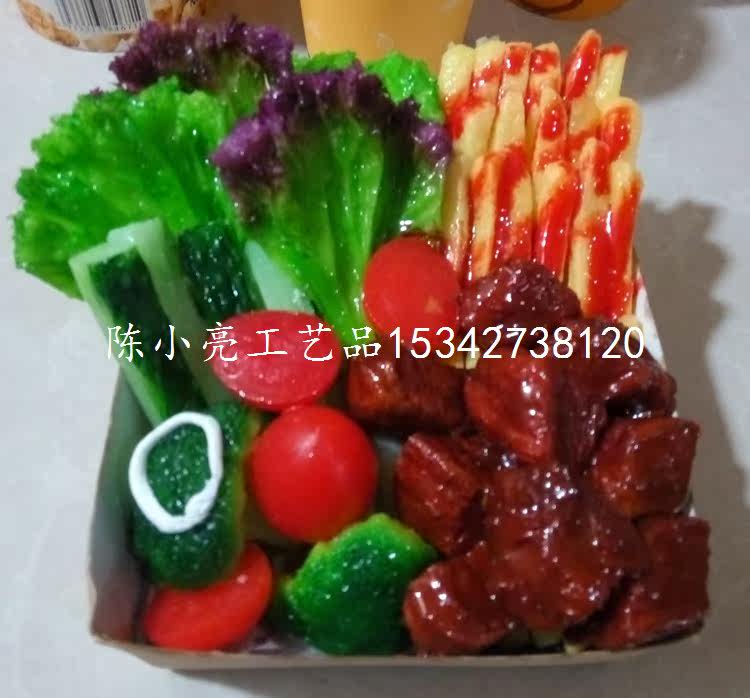 Simulation boxed steak model simulation steak meat snack model simulation food model custom