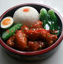 Simulation marinade pigs feet model Simulation braised trotter model Simulation braised trotter rice model Food model custom