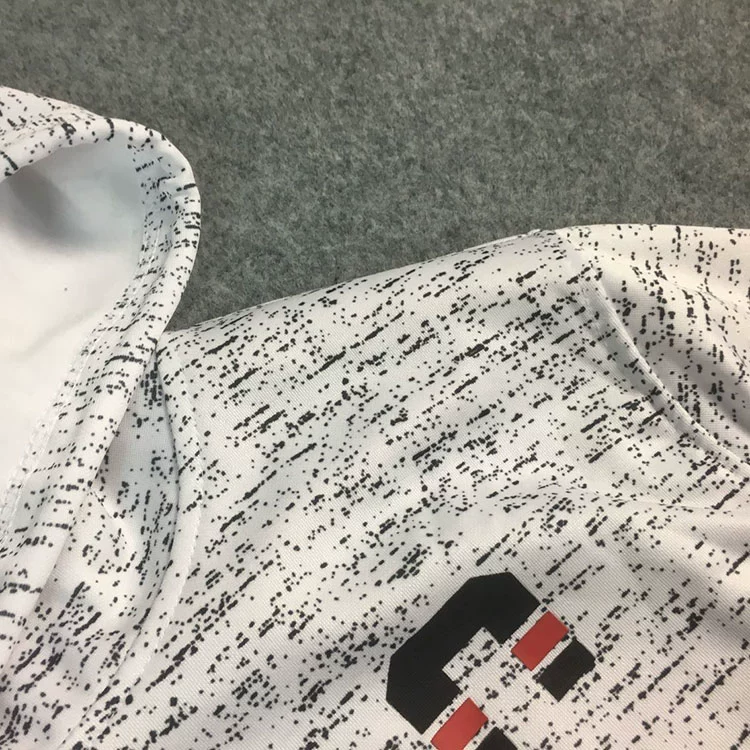 Đàn ông và phụ nữ áo thun lông cừu ấm áp tất cả polyester nhanh khô thoáng khí bóng rổ thể thao thời trang thanh niên bông tuyết điểm áo len