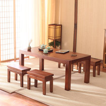 Old elm new Chinese tea table Household small tea table Small apartment Solid wood living room tea table Kung Fu household drinking tea table