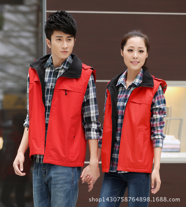Áo vest mùa thu 2016 có thể tháo rời không thấm nước thoáng khí phí ​​vest thể thao ngoài trời quần áo hoạt động tùy chỉnh áo tank top gym nam