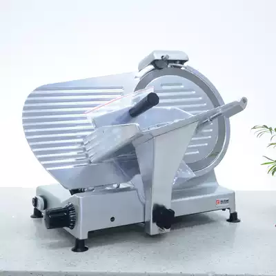 Rongbaiwei 12 inch electric frozen meat roll forming machine Commercial semi-automatic lamb slicer