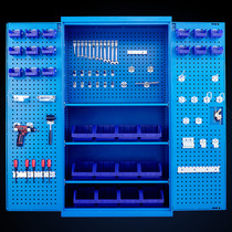 Heavy tool cabinet Factory workshop auto repair Steel double door Iron hardware safety storage box Industrial grade