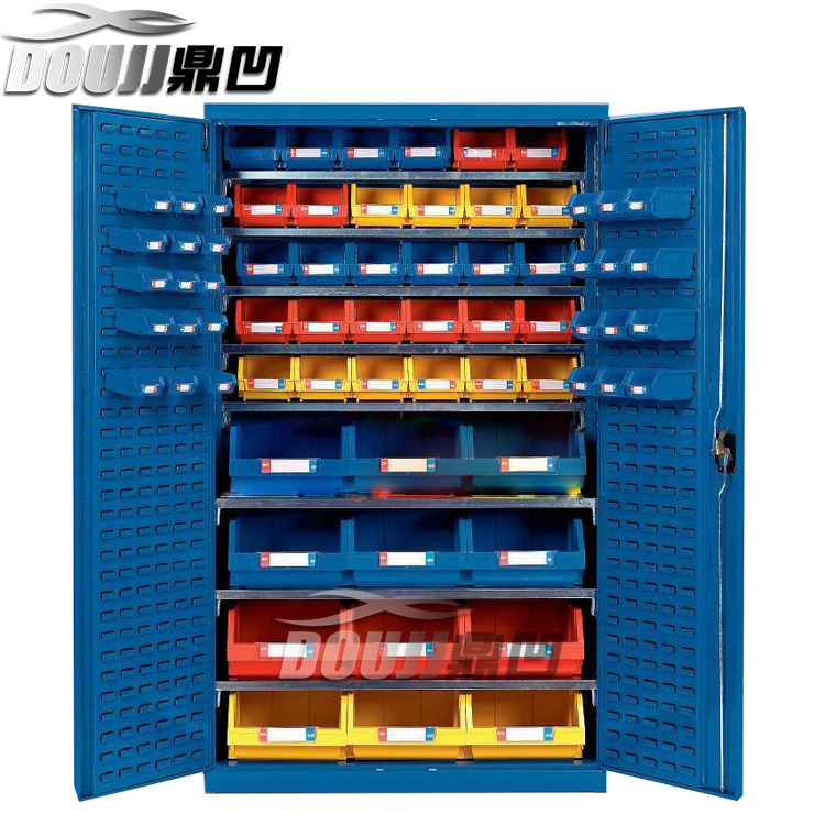 Multifunctional thickened safety worker door hardware tool cabinet iron cabinet