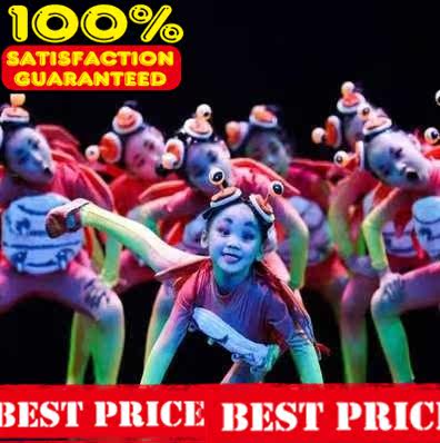 The 10th Xiaohe style insists on not crab children's dance performance costume cartoon animal shape small crab performance costume
