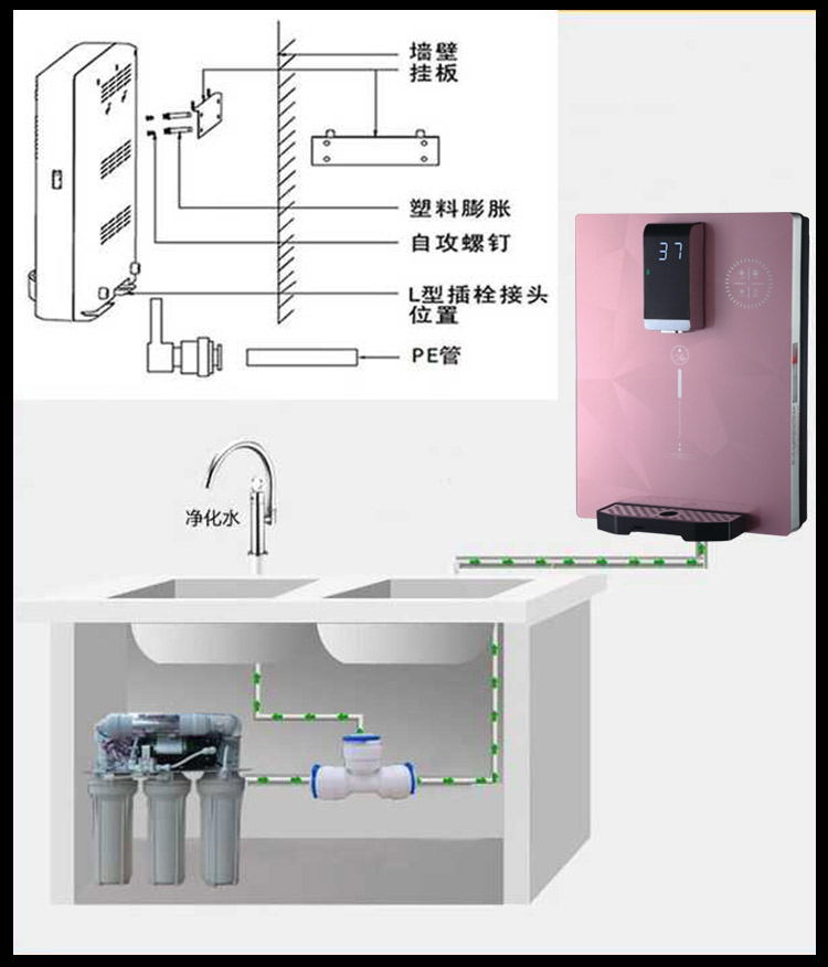 kinh nghiệm mua máy lọc nước Máy đường ống treo tường máy nước nóng loại nóng và lạnh loại nóng máy nước nóng treo tường máy sưởi ấm nhà lạnh - Nước quả máy lọc nước carophi