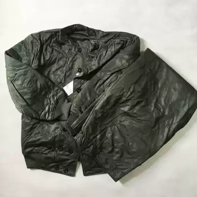 Cold-proof area cotton pants military green olive green cotton-padded jacket cotton pants set thick men warm and windproof