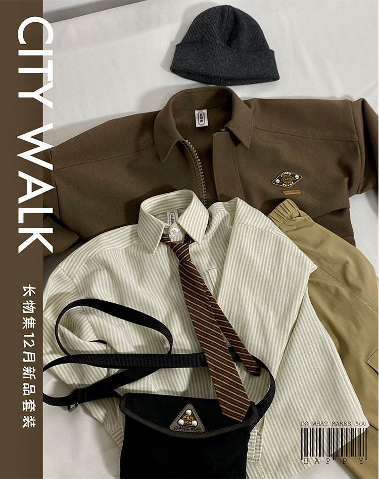 (City Walk) Jacket Suit 3 Uncles Bjd Long Objects Set December New Pints Gold Page-Taobao