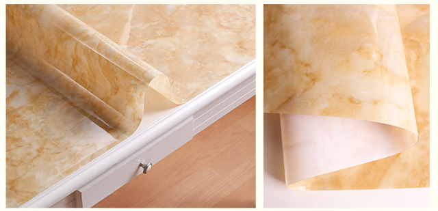 Pvc kính mềm bằng đá cẩm thạch miếng vải thấm nước chống nóng tấm tinh thể đá cẩm thạch mat khăn trải bàn hình chữ nhật - Khăn trải bàn khăn trải bàn tiệc cưới