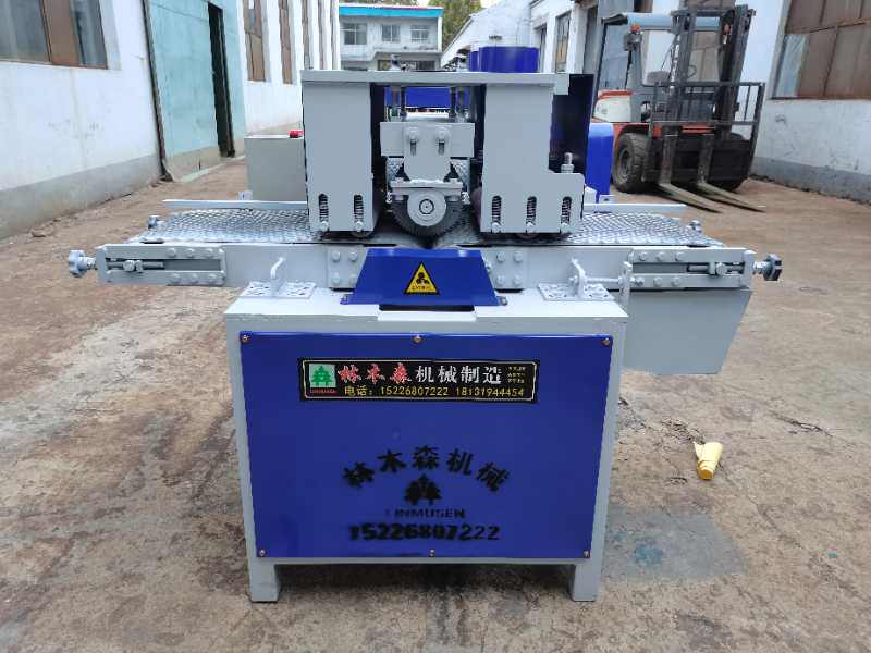 Fully automatic board multi-blade saw Multi-layer construction waste template slitting saw Crawler plywood board saw