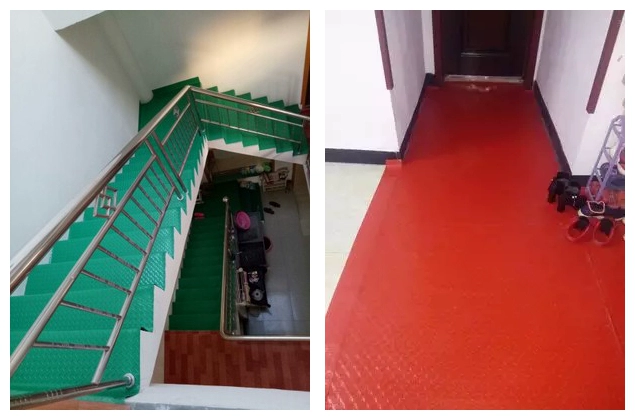 nhựa PVC thảm mat thấm nước cao su và nhựa pad lối đi Kéo chống chống trượt mặc lát sàn mat - Thảm sàn