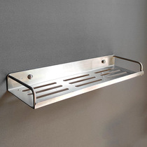 Clearance sale 304 stainless steel single double-layer kitchen seasoning bottle wall rack toilet bathroom storage shelf