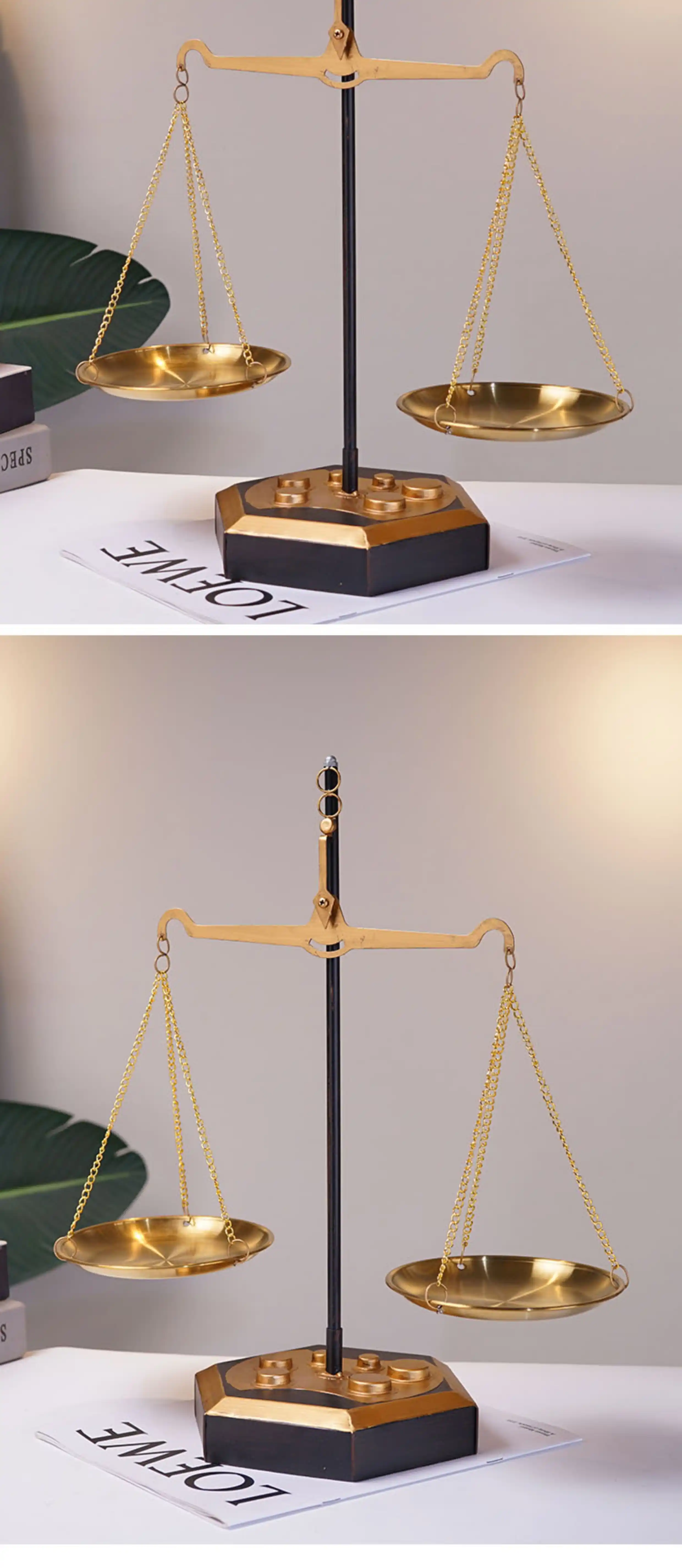 中式復古天平擺件天秤老式懷舊風裝飾品物件擺設天稱軟裝道具模型