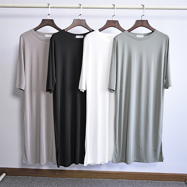 Dance clothing women's slit mid-length version loose modern dance jazz dance performance clothing exercise clothing practice training clothing