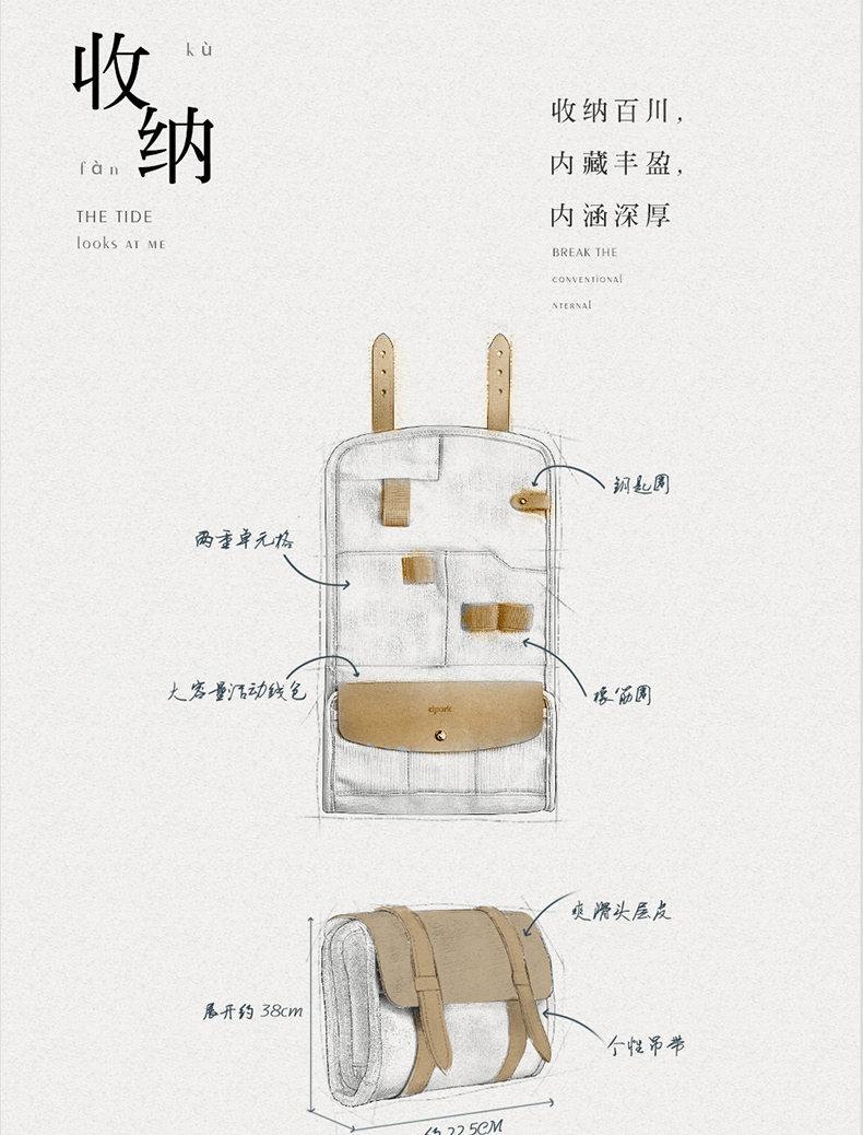 Dpark đa chức năng lưu trữ kỹ thuật số túi tai nghe U đĩa cáp dữ liệu sạc hoàn thiện túi điện thoại di động hộp điện