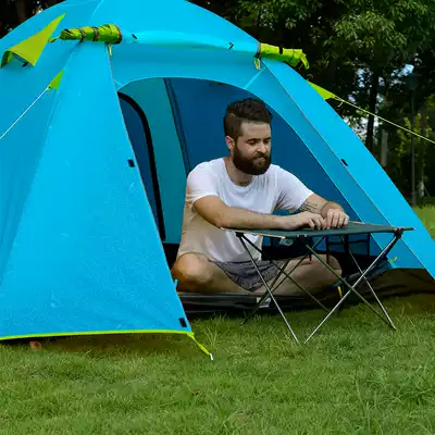 NH Norway customer outdoor 2-4 person camping tent double-layer rainproof field lightweight portable three-season mountaineering camping tent