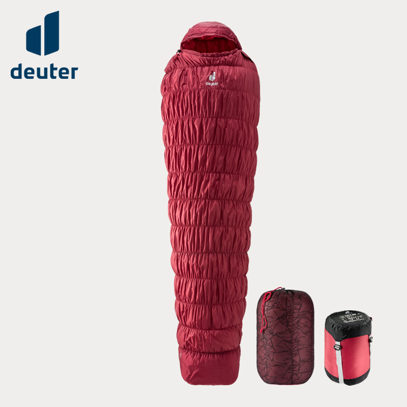 Imported German deuter Dott mummy sleeping bag outdoor hiking mountaineering camping adult four seasons warm sleeping bag