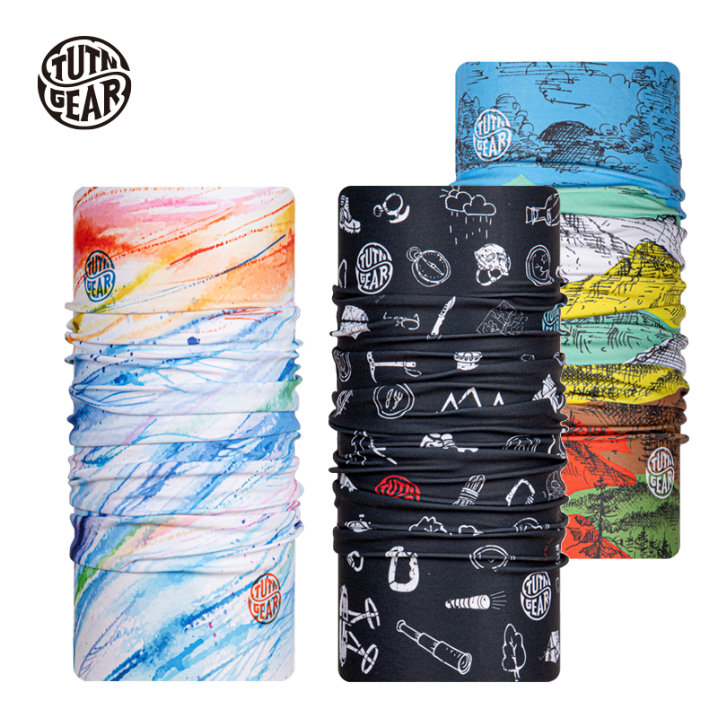 Road UV headscarf outdoor hiking desert sun-proof scarf around the neck wind and dust cover