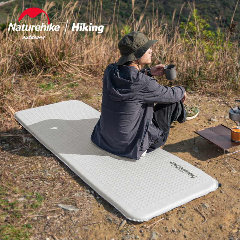 Naturehike Norway customer Outer automatic inflatable cushion Sleeping Cushion Tent Portable Camping Sponge Single Moisture Barrier Mat