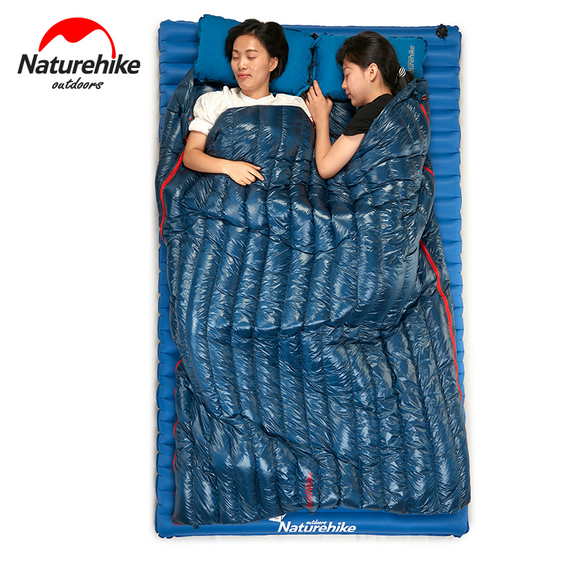 NH Norwegian Guest Single Outdoor Down Sleeping Bag Winter Warm Field Camping Super Light Splicing Double Goose Down Sleeping Bag