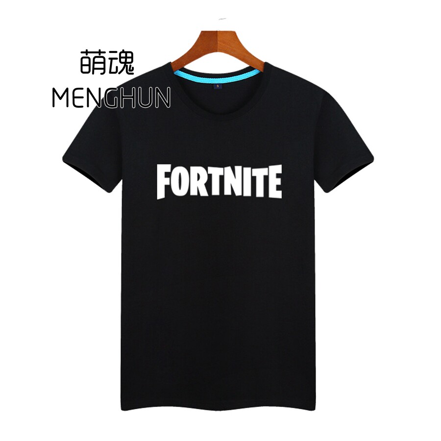 Fortnite popular game surrounding letters FORTNITE personality letters trend cotton T-shirt AC850