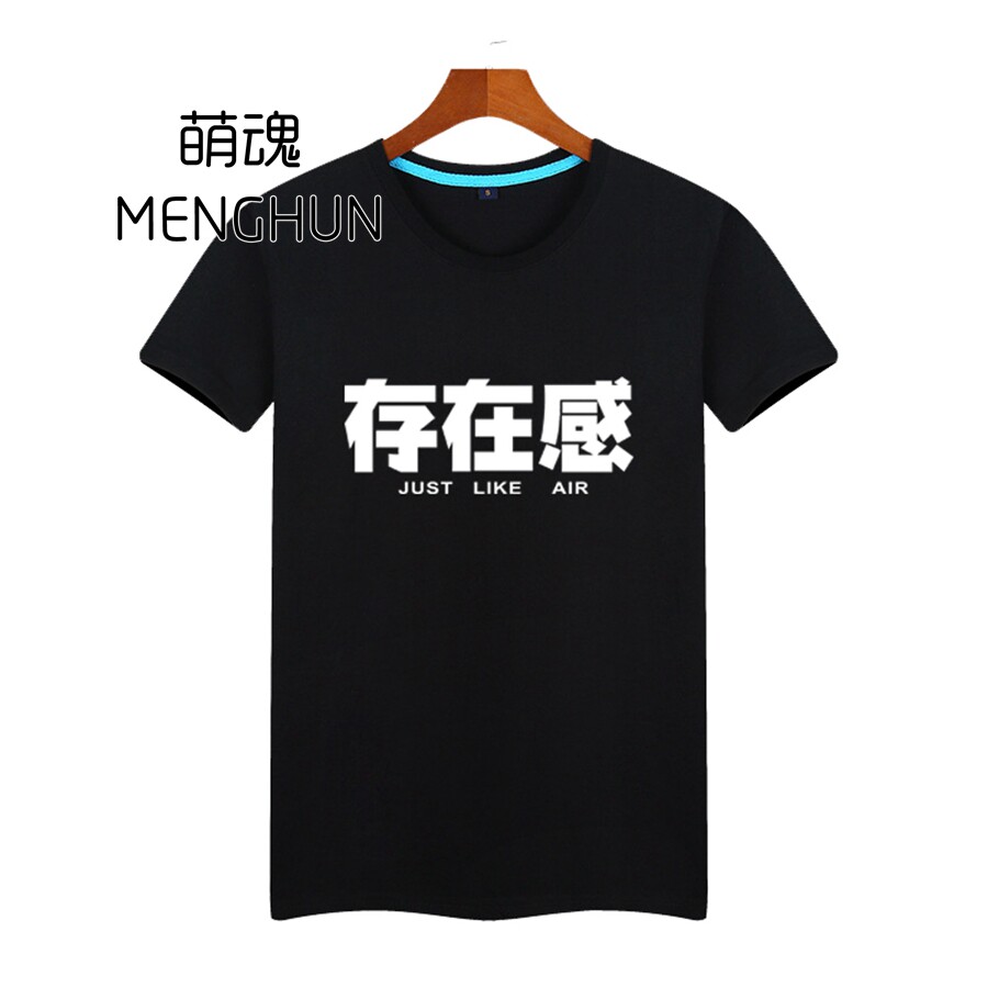 Original animation secondary element property text exists sensitive trend of pure cotton short sleeve T - shirt AC841
