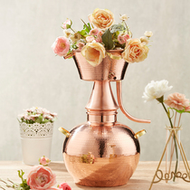 6 5 liter distiller household small hydrosol essential oil distillation machine copper hydrosol machine ancient distillation brewing equipment