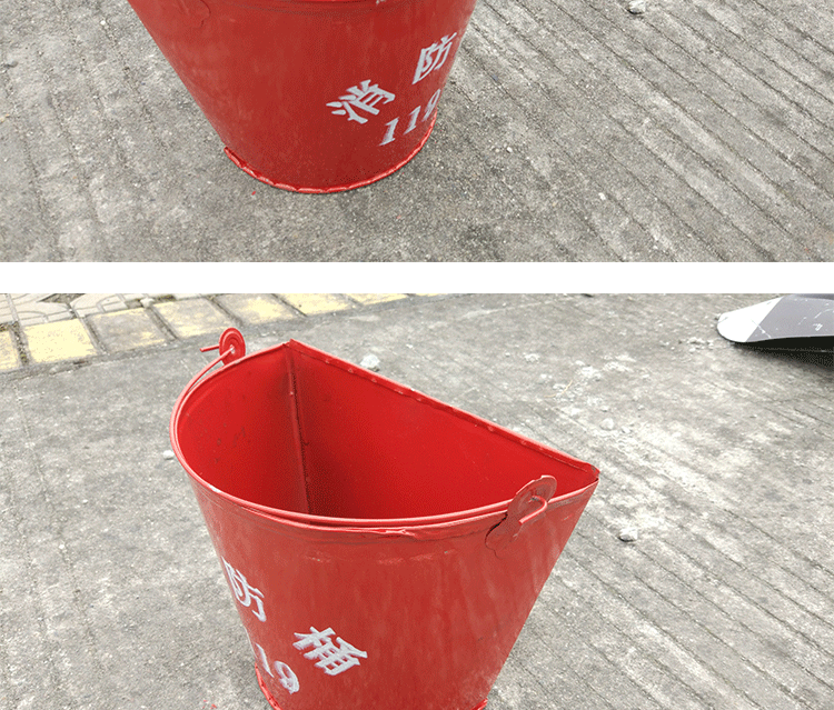 Thanh ốp góc tường Xô lửa cháy cát vàng xô thiết bị chữa cháy công cụ chữa cháy trạm xăng đặc biệt xô dày bán tròn sơn Thành Đô - Bảo vệ xây dựng mũ bảo hộ lao dộng