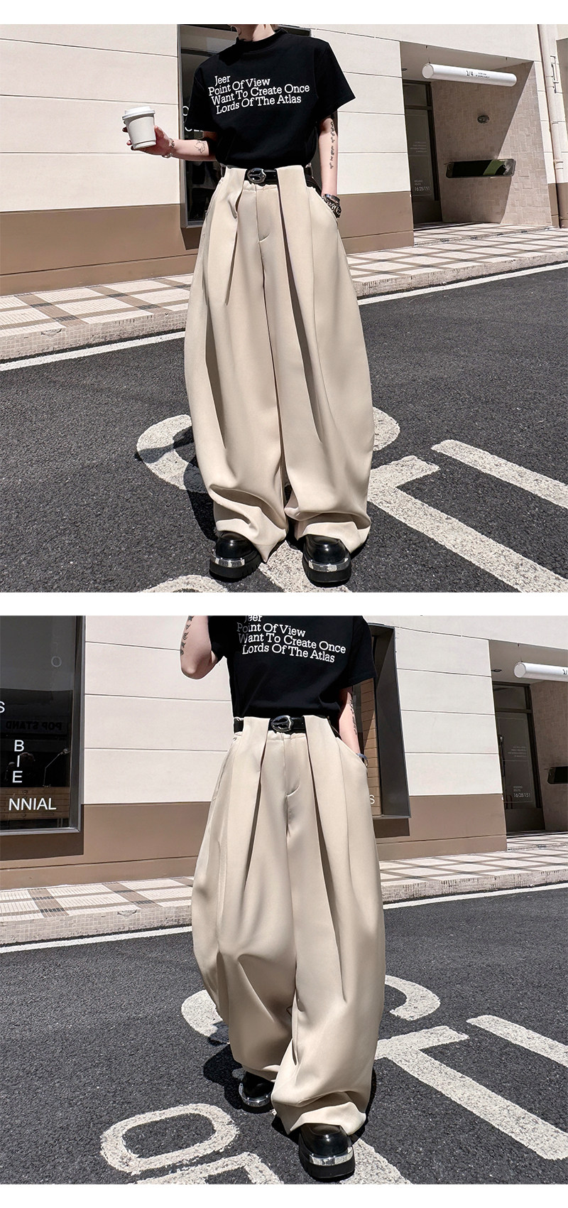 Брендовые штаны подходит для мужчин и женщин, свободный крой, популярно в интернете 