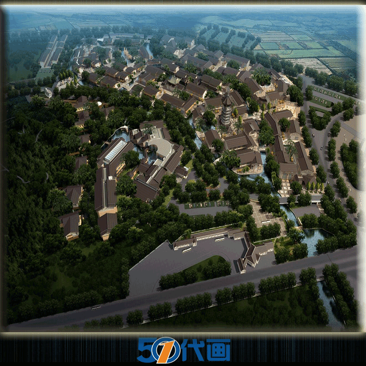 T1888仿古建筑规划项目概念方案文本古镇保护古街历史文化...-7