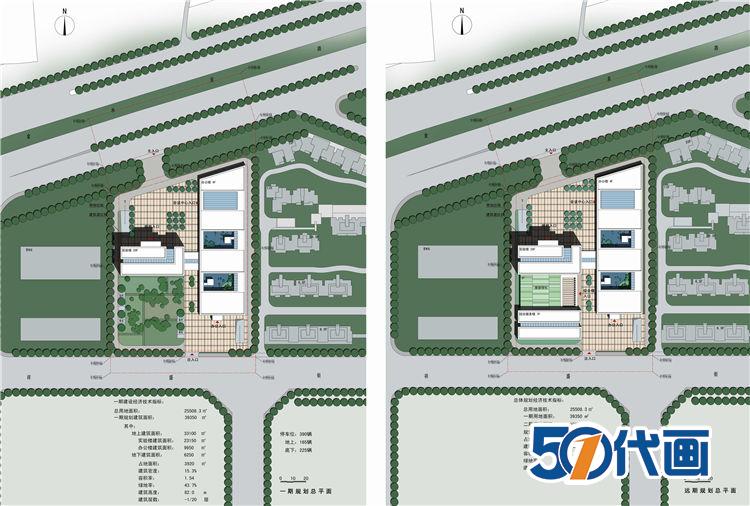 T1697 20层高层行政办公楼建筑设计方案文本效果图及CAD施工...-8