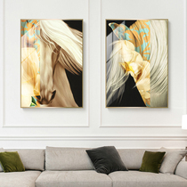 Living room modern Erlian light luxury dining room bedroom sofa background decorative painting Nordic abstract simple Chinese hanging painting