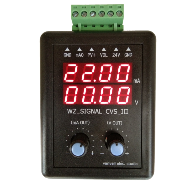 4-20mA signal generator 24V current and voltage transmitter calibrator signal source 0-10V constant current source simulation