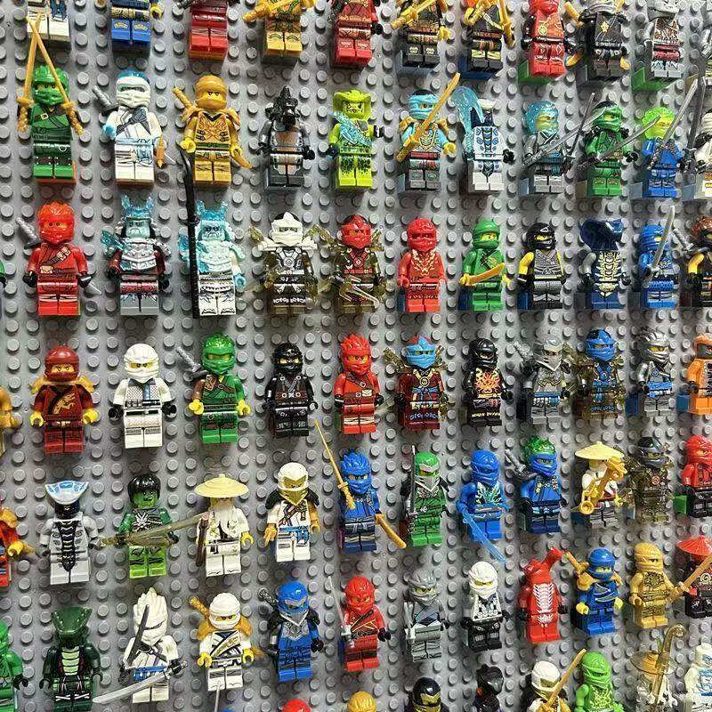 New Ninjago Minifigure Motorcycle Blind Box Assembly Puzzle Building Blocks Children's Cheap Toys Boys' Gifts