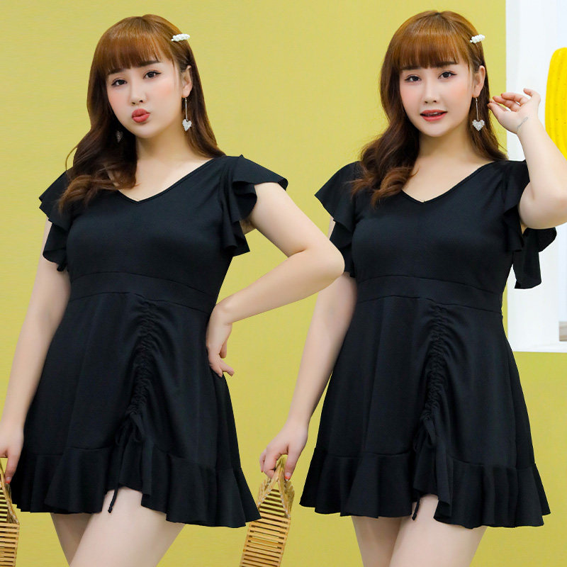 Swimsuit women's fat mm loose large size swimsuit two-piece two-piece boxer vacation fashion cover belly slim swimsuit