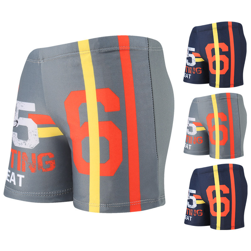 CUHK Tong Pants Beach Flat Corner Swimming Pants Children Han Version Printed Comfort Cartoon Boy Speed Dry Shorts Manufacturer