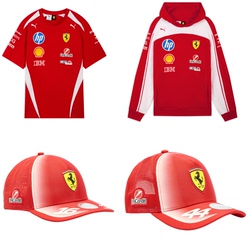In Stock: Ferrari F1 Team 2026 Hamilton Leclerc Baseball Cap, Racing Apparel, Car Merchandise