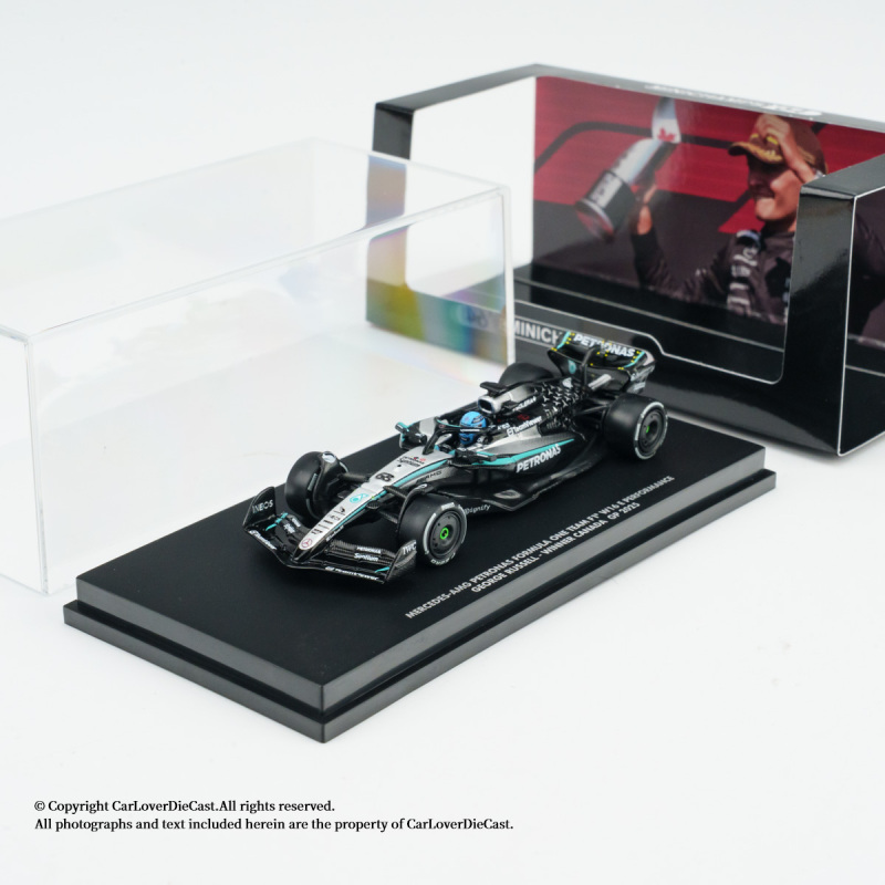 Now Available: Miniature 1:64 Mercedes-Benz W16 Russell Antonelli 2025 China-Canada Racing Model Now Available: Miniature 1:64 Mercedes-Benz W16 Russell Antonelli 2025 China-Canada Racing Model