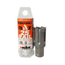 Uonica UNIKA cemented carbide rail empty core drill bit railway engineering rail drill 26mm * 25L rail drill 1