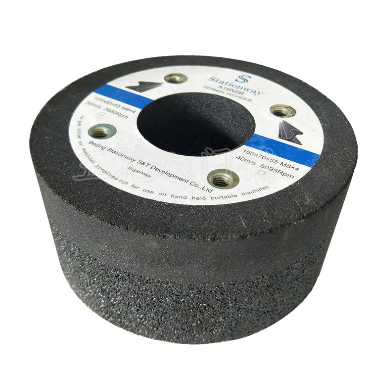 150*70*55 M8*4 rail profiling grinding machine grinding wheel