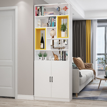 Solid Wood Entrance Door Facing Corner Xuan Cabinet Partition Shoe Cabinet Integrated Modern Minima Decoration Cabinet Living-room Disposal Cabinet