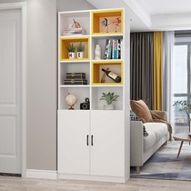 Solid wood Guan Guan Cabinet Entrance Door Shoe Cabinet Integrated Living Room Partition Cabinet Modern Minimalist Decoration Cabinet Door Hall Lockers Sub