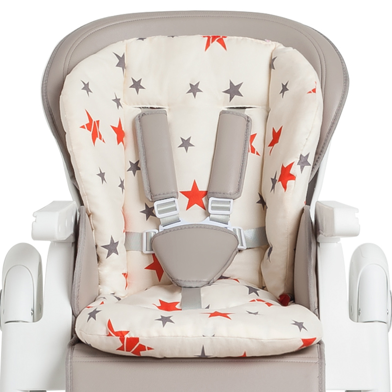 Children Dining Chair Cotton Cushion Baby Trolley Pure Cotton Thickened Warm Dining Chair Cushion Children Safety Seat Cotton Cushion