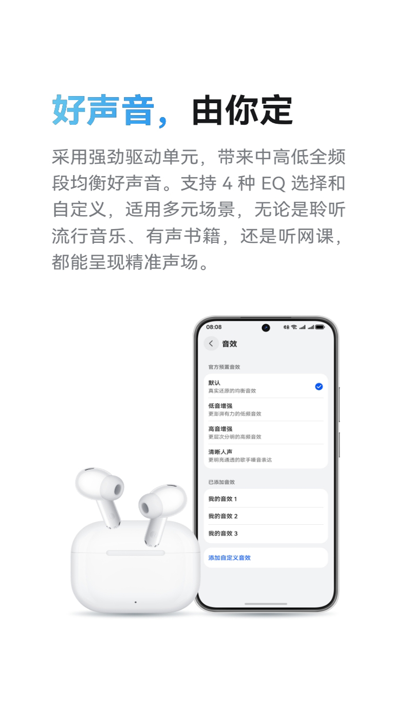 【宸音双11】HUAWEI/华为FreeBuds SE 4 ANC降噪版 无线蓝牙耳机50小时长续航华为耳机插图15