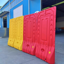 Three-hole water horse water injection fence isolation pier 1 5 meters new material rotomolded anti-collision bucket fence road movable 2 meters