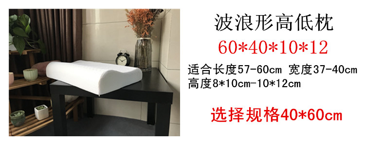 Bộ đệm gối bằng vải cotton cao su cotton của Thái Lan gối tre
