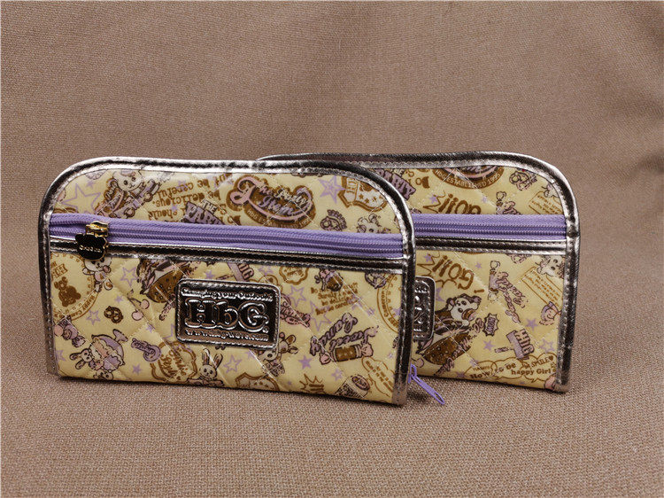 VX-BAG-032 Japan HBG cute little bear metal bear multifunctional containing long wallet wallet document bag