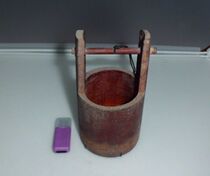Old Bamboo Sculpture Drop Bucket Ancient Play With Nostalgic Bamboo Products Antique Old Objects Collection Bamboo Ware Miscellaneous Chen Set Hot Pins
