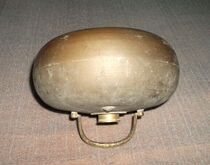 The old brass of the Republic of China the bronze soup of the old bronze the great ancient play of nostalgic bronze ware antique old objects collection and the collection of hot pins